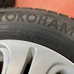 【取引完了】195/65R15 2021年ヨコハマIG60 プリウス、ノアなどにスタッドレス　15×6j   +45  5穴マルチ　取りにお越しくださる方に　桜花自動車　の画像