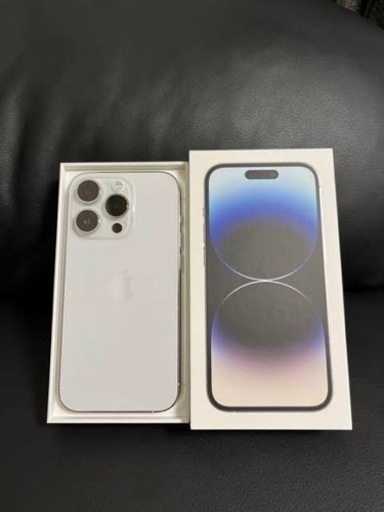 【iPhone14Pro シルバー 256GB[美品]　※おまけ付
