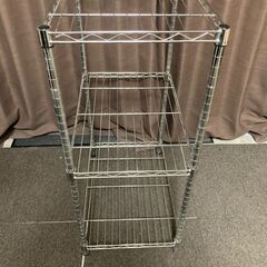566　スチールラック　メタルラック　銀ラック　ラック　収納　家具　事務用品の画像