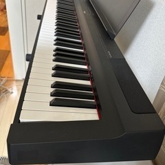 ヤマハ 電子ピアノ P-125 B ブラック 88鍵盤の画像