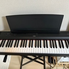 ヤマハ 電子ピアノ P-125 B ブラック 88鍵盤の画像