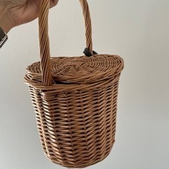 ロデスコ　カゴバッグ　ラタン