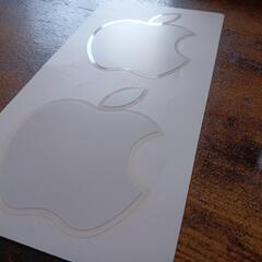 appleステッカー＆イヤホンケースの画像