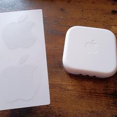 appleステッカー＆イヤホンケースの画像