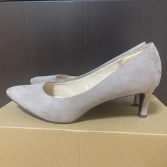 決まりました★まとめ購入でお値下げ★GU パンプス　グレージュ　の画像