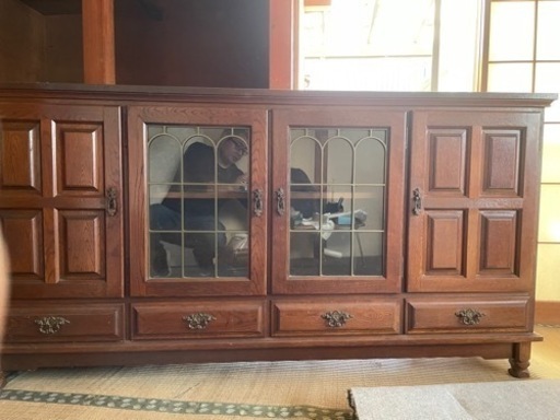 カリモク家具　コロニアルサイドボード　ヴィンテージ