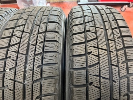 195/65R15 ヒゲあり2019年ヨコハマIG50+プリウスなどにスタッドレス　15×6j   +43  100×5　取りにお越しくださる方に　桜花自動車