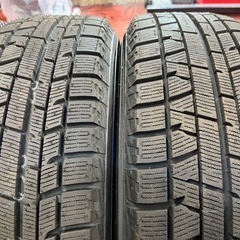 195/65R15 ヒゲあり2019年ヨコハマIG50+プリウスなどにスタッドレス　15×6j   +43  100×5　取りにお越しくださる方に　桜花自動車の画像