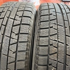 195/65R15 ヒゲあり2019年ヨコハマIG50+プリウスなどにスタッドレス　15×6j   +43  100×5　取りにお越しくださる方に　桜花自動車の画像