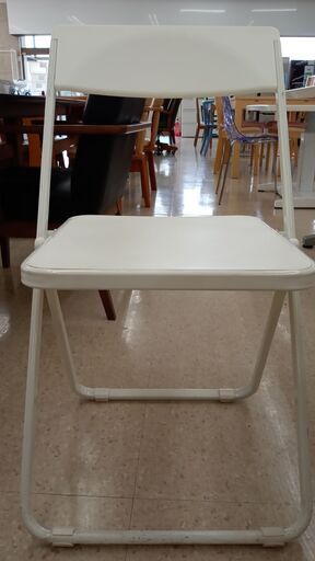 ★ジモティ割あり★ 関家具 チェアー 白 H77.5×D51×W44.5 クリーニング済み TJ2438