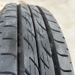 155/65 R13 73S ホイール付きタイヤ ブリヂストン nextryの画像