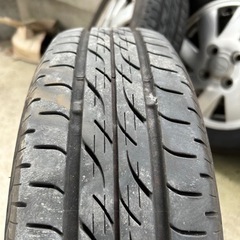155/65 R13 73S ホイール付きタイヤ ブリヂストン nextryの画像
