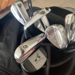 ゴルフバッグとクラブ12本の画像