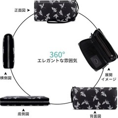 長財布 小銭入れ  スキミング防止 財布 レディース 大容量 スマホ入れ可の画像
