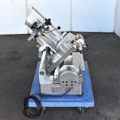 ≪yt916ジ≫ 南常鉄工 ミートスライサー NF-280 3相200V 製造番号：9310011 なんつね/卓上冷凍スライサー/業務用食肉スライサー 現状品 51014-07の画像