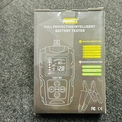 カーバッテリーテスター バッテリーチェッカー 診断 LCDデジタル 12V/24V 鉛蓄電池AGMゲル型EFBバッテリーの画像