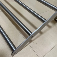 ステンレス　タオル掛け　固定式の画像