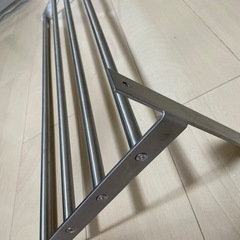ステンレス　タオル掛け　固定式の画像