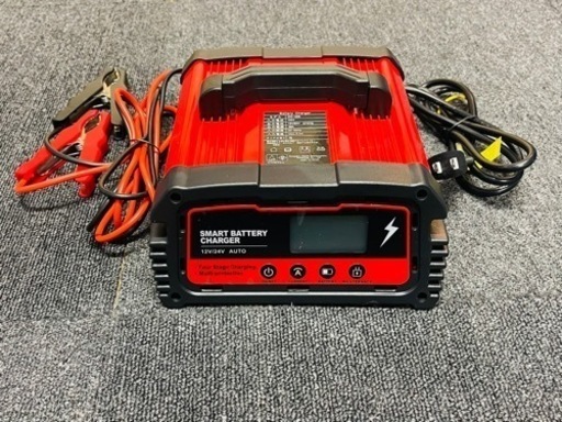 25A 自動パルスバッテリー充電器 12V/24V 維持充電方式 バッテリー診断機能付 AGM/GEL車充電可能