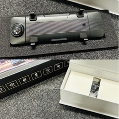 ドライブレコーダー Sonyセンサー4K 高画質 UHD 2160P 前後カメラ11インチ　ミラー型の画像