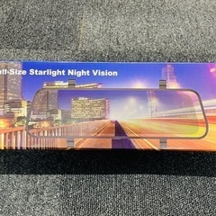 【新品】ドライブレコーダー ミラー型日本語 前後カメラ 1200万画素 10インチ 赤外線暗視 衝撃録画 録音機能 32Gカード 付きの画像