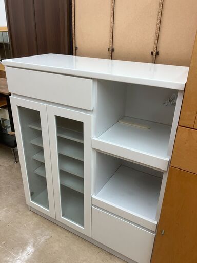 松田家具 レンジボード キッチンボード No.1896○ ※現金、クレジット