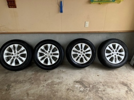 トヨタ純正アルミ16インチ＋純正ナット付きで無料で届けます