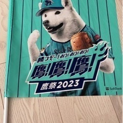 福岡ソフトバンクホークス　鷹の祭典　2023応援フラッグ　2個セットの画像