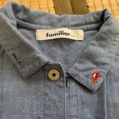 familiar★110センチ　長袖シャツの画像