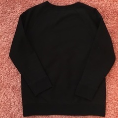INDIVI  インディヴィ　黒×紺レーストレーナー　スウェット【M】の画像
