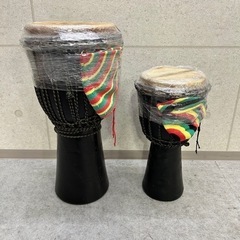 ギニア産　Djembe　ジャンベ　ペア