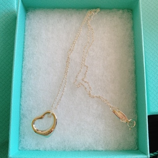 Tiffany オープンハートネックレス