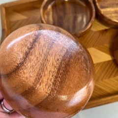 おしゃれなお盆　木製　器　皿　かわいいの画像