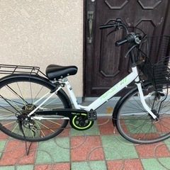 普通自転車　通学　27インチ