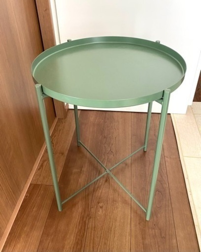 IKEA GLADOM トレイテーブル　カーキ