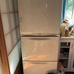 冷蔵庫３ドア差し上げます