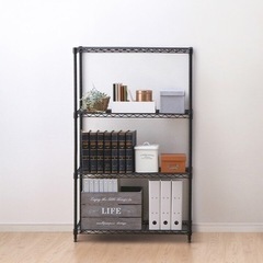 スチールラック　黒