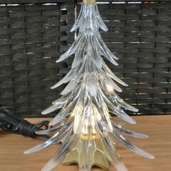 ② HOYAクリスタル CRYSTAL LIGHT LSH402 9910 高さ31cm クリスマス