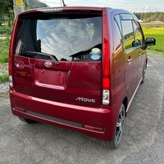 売約済みです！車検2年付き！ダイハツムーヴカスタム！内外綺麗です！下廻り錆無し！社外14ブラポリアルミホイール付き！整備後渡し！総額20万円の画像