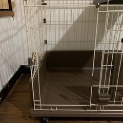 今月末頃まで！ 猫ケージ  キャットケージ  ２段 猫ドア付き！美品の画像