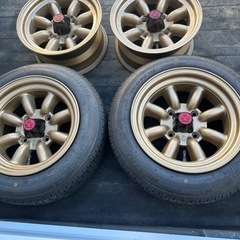 ①ワタナベ13インチ　4本売　PCD114.3   最終値下の画像