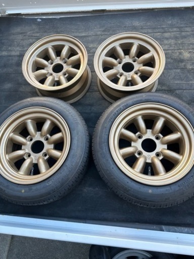 ①ワタナベ13インチ　4本売　PCD114.3   最終値下