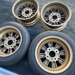 ①ワタナベ13インチ　4本売　PCD114.3   最終値下の画像