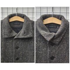 ☆【Jurgen Lehl / ヨーガンレール】ミドル丈 コート 毛100％ 裏地付き