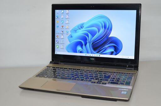 中古ノートパソコン Windows11+office 爆速SSD256GB+HDD1TB NEC NS750/E core i7-6500U/メモリ8GB/15.6インチ/無線/webカメラ/ブルーレイ