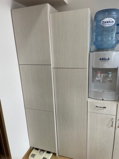 タオル棚、掃除機棚