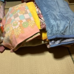 毛布をあげます