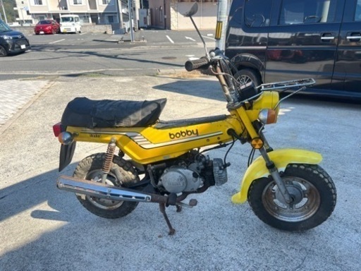 【受付終了】★超希少車★ヤマハボビー80 部品取り車　鍵なし