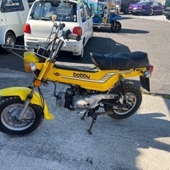 【受付終了】★超希少車★ヤマハボビー80 部品取り車　鍵なしの画像