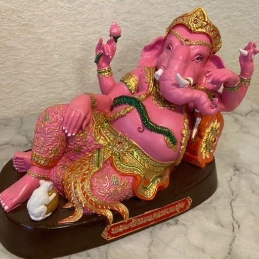 ピンクガネーシャ　3倍速で願いがかなう　開運